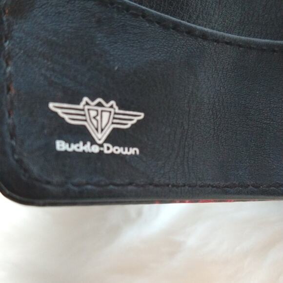 New BD Black Grateful Dead Bi-Fold Wallet Skull Rock and Roll Music - Picture 3 of 6